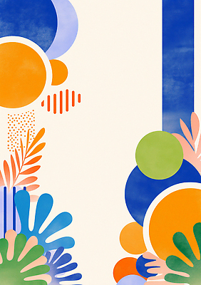 JPG 모양 식물 디자인 예술 컬러 백그라운드 패턴 일러스트 추상 그래픽 장식 평화 원형 편안함 조화 생동감 창의성 국내일러스트 AI일러스트 AI콘텐츠 도형 컨셉 무늬 감각 파일형식