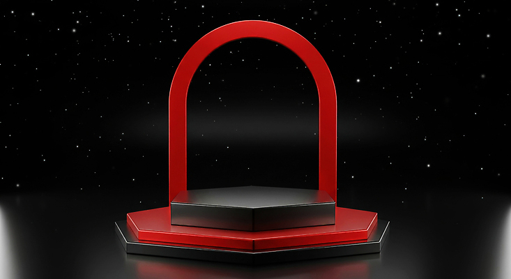 JPG 나무 편집이미지 디자인 예술 백그라운드 밤하늘 조명 빨간색 공간 무대 모던 장면 설치물 이미지편집 AI컴퓨터그래픽 AI콘텐츠 식물 컬러 하늘 야간 파일형식