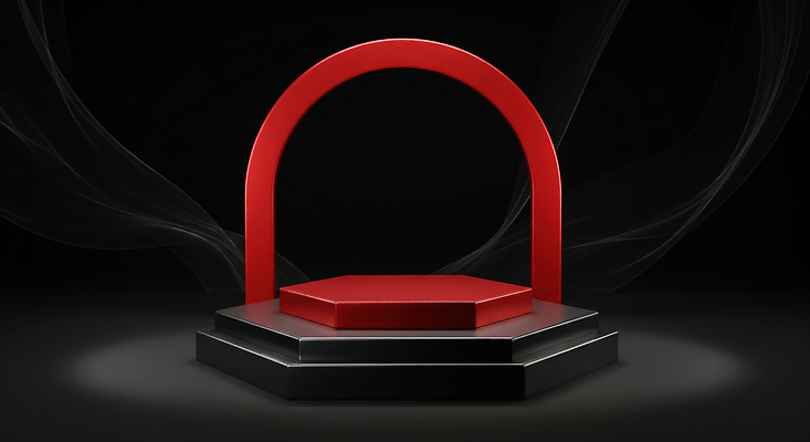 JPG 모양 편집이미지 디자인 예술 백그라운드 조명 장식 빨간색 검은색 공간 구조물 모던 대칭 창의성 이미지편집 AI컴퓨터그래픽 AI콘텐츠 건축 컬러 파일형식