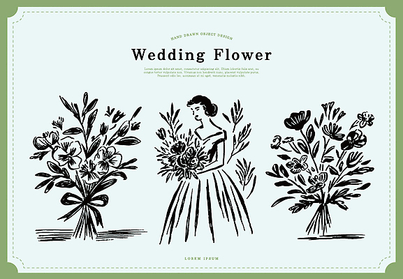 디자인 꽃 화초 예술 꽃다발 결혼 백그라운드 잎 일러스트 결혼식 그래픽 장식 로맨틱 화려 뷰티풀 창의성 디지털아트 스타일 국내일러스트 AI파일 식물 컨셉 이벤트 파일형식 벡터