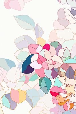 JPG 디자인 꽃 감정 화초 예술 컬러 백그라운드 패턴 일러스트 자연 실내 장식 부드러움 화사함 조화 뷰티풀 색감 창작 국내일러스트 AI일러스트 AI콘텐츠 식물 컨셉 무늬 내부 감각 생태계 파일형식