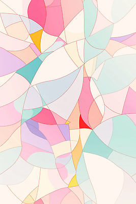 JPG 모양 디자인 감정 예술 컬러 백그라운드 패턴 곡선 일러스트 추상 미술 그래픽 감각 심플 부드러움 조화 뷰티풀 색채 국내일러스트 AI일러스트 AI콘텐츠 선 무늬 문화예술 파일형식