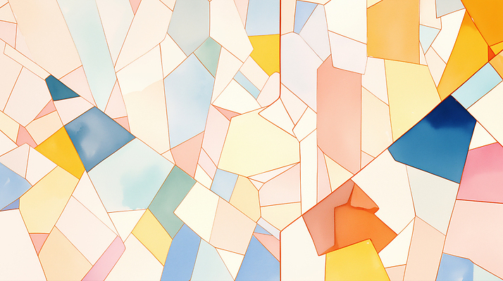 JPG 모양 디자인 예술 컬러 패턴 일러스트 미술 장식 빛 감각 입체 모던 모자이크 기하학 조화 뷰티풀 창의성 국내일러스트 AI일러스트 AI콘텐츠 무늬 문화예술 파일형식