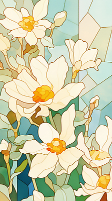 JPG 식물 디자인 계절 꽃잎 꽃 예술 잎 일러스트 자연 생명 풍경 햇빛 정원 식물원 화사함 조화 만개 뷰티풀 색감 국내일러스트 AI일러스트 AI콘텐츠 컨셉 태양 생태계 파일형식