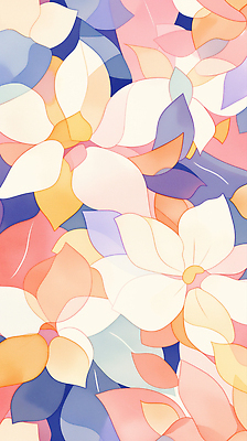 JPG 디자인 꽃 예술 컬러 백그라운드 패턴 일러스트 자연 추상 모던 부드러움 화사함 감성 조화 뷰티풀 생동감 국내일러스트 AI일러스트 AI콘텐츠 식물 컨셉 무늬 감각 생태계 파일형식