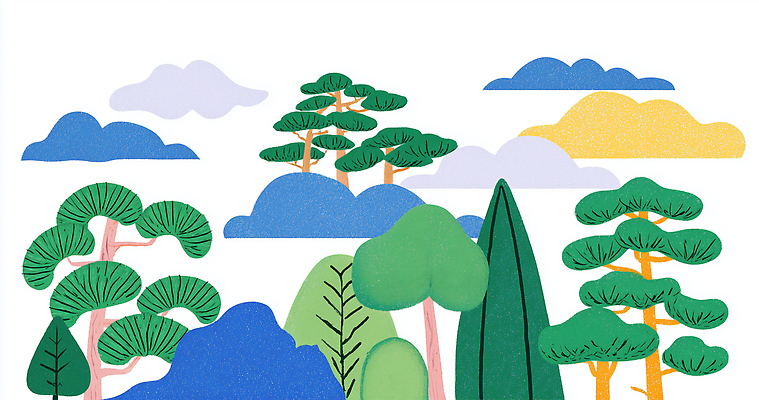 JPG 나무 디자인 예술 일러스트 자연 하늘 생명 수채화 창조 미술 풍경 초록색 파란색 평화 환경 그림 조화 뷰티풀 색감 국내일러스트 AI일러스트 AI콘텐츠 식물 컬러 컨셉 문화예술 생태계 파일형식