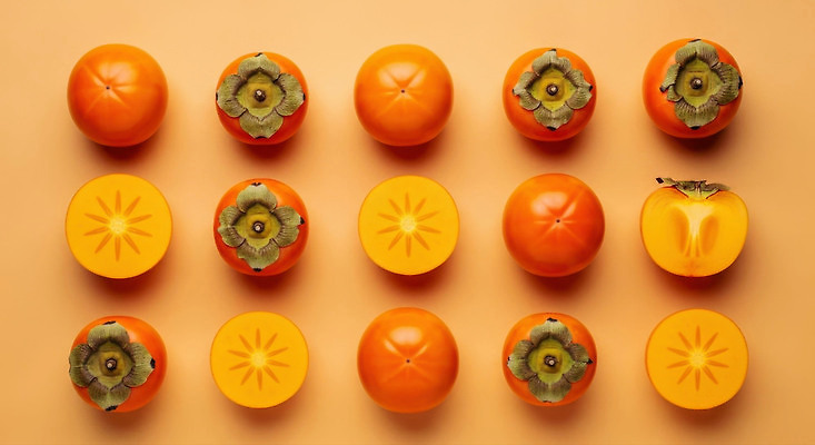 JPG 편집이미지 과일 자연 디저트 건강 감 농장 노란색 식사 신선 맛 배열 질감 비타민 신선도 편집실사 AI포토 AI콘텐츠 음식 컬러 컨셉 농업 CG 생태계 영양소 파일형식