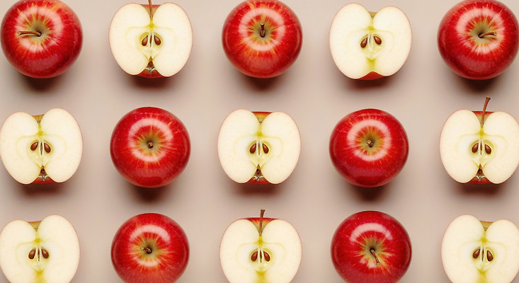 JPG 편집이미지 컬러 과일 건강 장식 빨간색 농사 신선 사과 배열 프레젠테이션 규칙적 편집실사 AI포토 AI콘텐츠 컨셉 농업 CG 파일형식