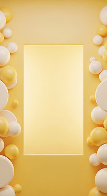 JPG 편집이미지 디자인 예술 백그라운드 재료 형상 노란색 공간 흰색 원형 크기 질감 심플 부드러움 구성 이미지편집 AI컴퓨터그래픽 AI콘텐츠 도형 컬러 감각 파일형식