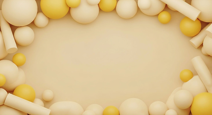 JPG 모양 편집이미지 디자인 백그라운드 장식 노란색 공간 흰색 크기 배열 구슬 부드러움 조화 색채 아기자기 이미지편집 AI컴퓨터그래픽 AI콘텐츠 컬러 컨셉 감각 파일형식