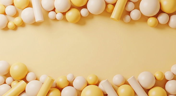 JPG 모양 편집이미지 디자인 예술 컬러 백그라운드 패턴 장식 인테리어 노란색 흰색 오브젝트 상쾌 창의성 아기자기 이미지편집 AI컴퓨터그래픽 AI콘텐츠 감정 컨셉 무늬 파일형식