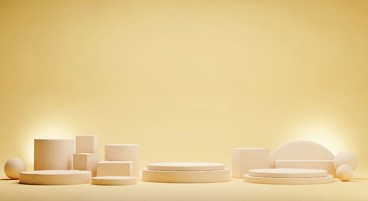 JPG 모양 편집이미지 디자인 예술 백그라운드 스튜디오 조명 인테리어 노란색 공간 구조물 배열 순수 준비 기하학 이미지편집 AI컴퓨터그래픽 AI콘텐츠 건축 컬러 컨셉 무늬 파일형식