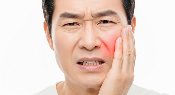 JPG 편집이미지 남자 얼굴 건강 치과 치료 고통 의사 예방 치통 의료성형뷰티 편집실사 AI인물포토 AI콘텐츠 감정 의학 병원 사람 신체부위 의료진 질병 CG 파일형식 AI포토