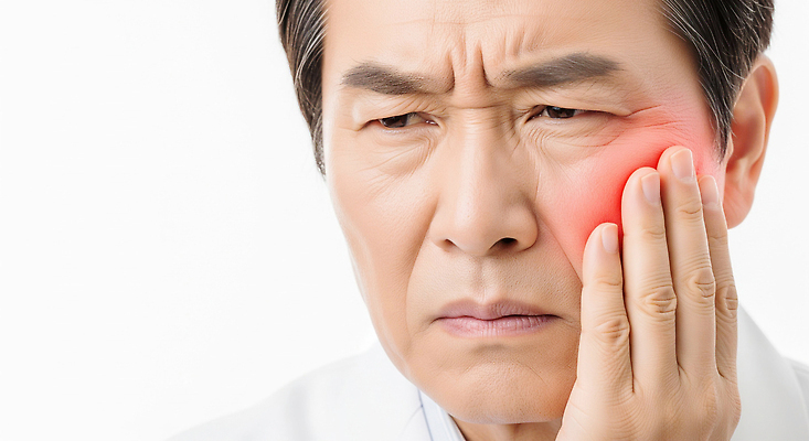 JPG 편집이미지 손 남자 감정 얼굴 스트레스 표정 건강 치과 치료 고통 의사 불안 치통 의료성형뷰티 불편함 편집실사 AI인물포토 AI콘텐츠 의학 병원 사람 신체부위 의료진 감각 질병 CG 파일형식 AI포토