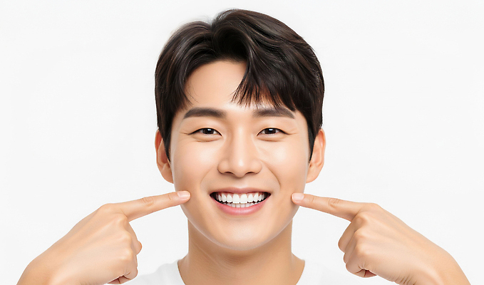 JPG 편집이미지 손 남자 행복 감정 얼굴 포즈 표정 미소 웃음 일상 긍정적 뷰티풀 의료성형뷰티 편집실사 사람 라이프 신체부위 CG 파일형식