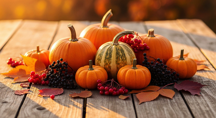 JPG 편집이미지 열매 컬러 잎 과일 자연 탁자 호박 따뜻함 풍경 농작물 햇빛 수확 가을 오브젝트 감성 조화 편집실사 AI포토 AI콘텐츠 식물 계절 가구 컨셉 농업 채소 태양 CG 생태계 파일형식