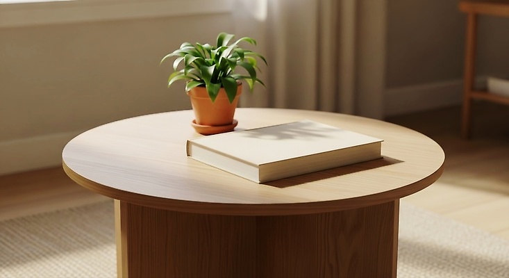 JPG 나무 식물 편집이미지 화분 거실 탁자 일상 장식 책 인테리어 햇빛 평화 공간 원형 편안함 편집실사 AI포토 AI콘텐츠 도형 디자인 가구 컨셉 라이프 태양 감각 CG 파일형식