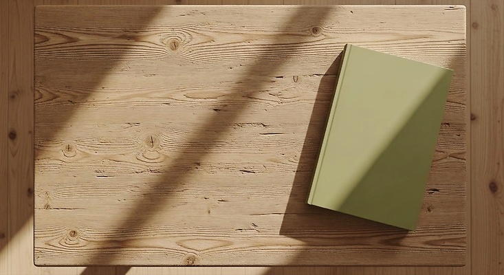 JPG 편집이미지 디자인 휴식 실내 그림자 목재 책 독서 책상 오브젝트 나무탁자 편집실사 AI포토 AI콘텐츠 나무 가구 컨셉 재료 탁자 내부 CG 파일형식