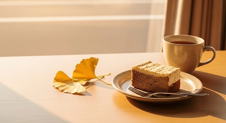 JPG 편집이미지 여유 커피 단풍 탁자 휴식 디저트 따뜻함 케이크 가을 분위기 달콤 창가 은행잎 오후 차분 편집실사 AI포토 AI콘텐츠 계절 감정 음료 음식 가구 컨셉 잎 창문 맛 CG 파일형식