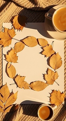 JPG 편집이미지 커피 음료 컬러 단풍 낙엽 자연 탁자 휴식 따뜻함 일상 장식 가을 원형 담요 물컵 홈카페 편집실사 AI포토 AI콘텐츠 도형 계절 가구 컨셉 잎 라이프 컵 카페 CG 생태계 파일형식