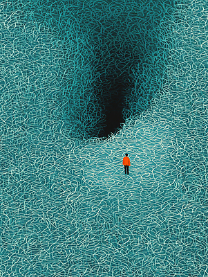 JPG 편집이미지 감정 컬러 사람 풍경 라이프 탐험 고독 불안 고립 빨간옷 상상력 위기 존재 혼란 공허 이미지편집 AI컴퓨터그래픽 AI콘텐츠 옷 컨셉 생활 파일형식