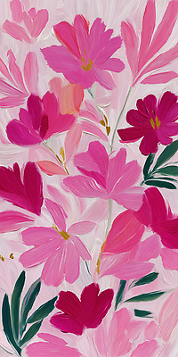 JPG 식물 꽃 예술 분홍색 컬러 백그라운드 일러스트 자연 생명 풍경 그래픽 여름 정원 원예 향기 꽃말 화사함 조화 뷰티풀 국내일러스트 AI일러스트 AI콘텐츠 계절 컨셉 취미 생태계 냄새 파일형식