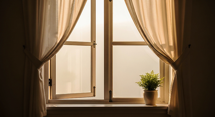 JPG 식물 편집이미지 화분 창문 자연 아침 주택 실내 빛 햇빛 평화 공간 커튼 분위기 창가 조화 편집실사 AI포토 AI콘텐츠 주간 컨셉 내부 건물 태양 CG 생태계 파일형식