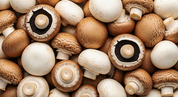 JPG 모양 편집이미지 음식 채소 식재료 재료 자연 건강 요리 갈색 버섯 다양 흰색 신선 유기농 편집실사 AI포토 AI콘텐츠 웰빙 컬러 다수 CG 생태계 파일형식