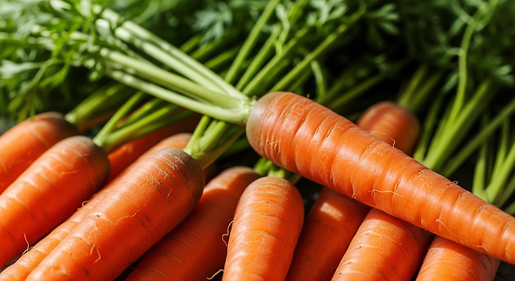 JPG 식물 편집이미지 밭 채소 자연 요리 초록색 햇빛 농장 농사 식사 당근 수확 신선 비타민 건강식 편집실사 AI포토 AI콘텐츠 음식 컬러 농업 뿌리채소 태양 CG 생태계 영양소 파일형식