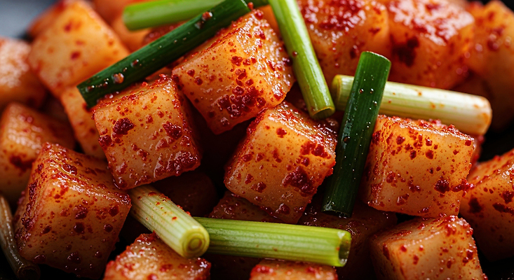 JPG 편집이미지 한식 컬러 다이어트 채소 반찬 김치 요리 식사 신선 무 매움 볶음 레시피 김장 파 건강식 맛있는 편집실사 AI포토 AI콘텐츠 음식 뿌리채소 건강 맛 CG 파일형식