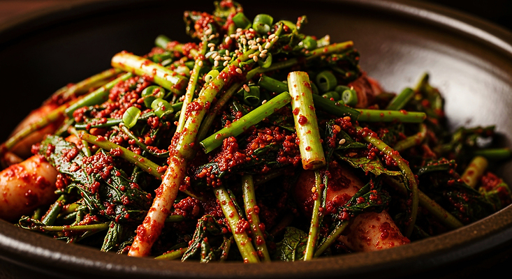 JPG 편집이미지 한식 채소 반찬 김치 농작물 식사 전통음식 쌀 양념 해산물 매움 김장 발효음식 편집실사 AI포토 AI콘텐츠 전통 음식 농업 곡류 맛 CG 파일형식