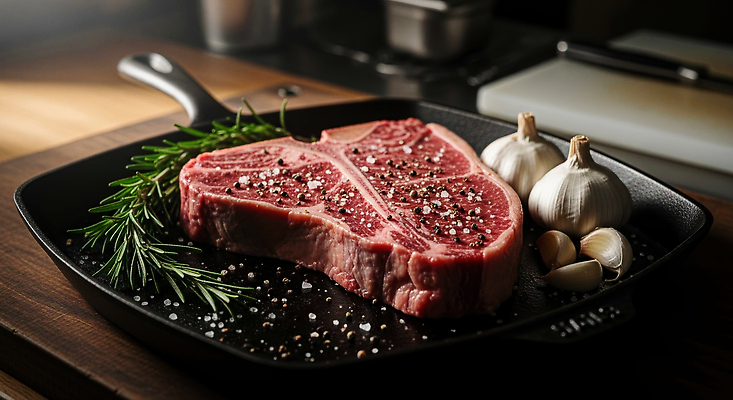 JPG 편집이미지 재료 마늘 육류 스테이크 요리 식사 껍질 신선 허브 소금 후추 편집실사 AI포토 AI콘텐츠 식물 채소 식재료 서양음식 향신료 CG 파일형식