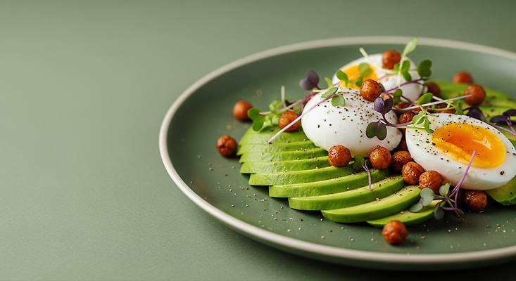 JPG 편집이미지 접시 재료 요리 초록색 식사 샐러드 견과류 신선 삶은계란 아보카도 건강식 간편조리식품 편집실사 AI포토 AI콘텐츠 식기 음식 컬러 과일 계란 계란요리 CG 파일형식