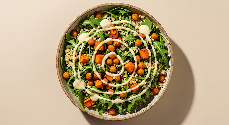 JPG 편집이미지 그릇 다이어트 채소 건강 식사 샐러드 신선 고구마 건강식 병아리콩 퀴노아 비건 맛있는 편집실사 AI포토 AI콘텐츠 식기 음식 콩 곡류 뿌리채소 CG 채식주의자 파일형식