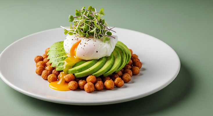 JPG 편집이미지 접시 요리 새싹 식사 브런치 삶은계란 아보카도 건강식 단백질 병아리콩 식사준비 비건 편집실사 AI포토 AI콘텐츠 식물 식기 음식 과일 콩 계란 계란요리 CG 준비 영양소 채식주의자 파일형식