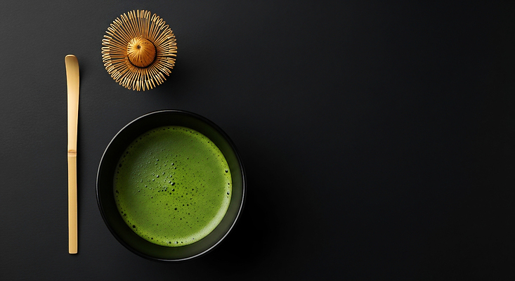 JPG 편집이미지 전통 그릇 감정 문화 음료 초록색 일본 식사 고요 도구 녹차 조화 말차 순간 편집실사 AI포토 AI콘텐츠 식기 아시아 컬러 차_음료 CG 파일형식