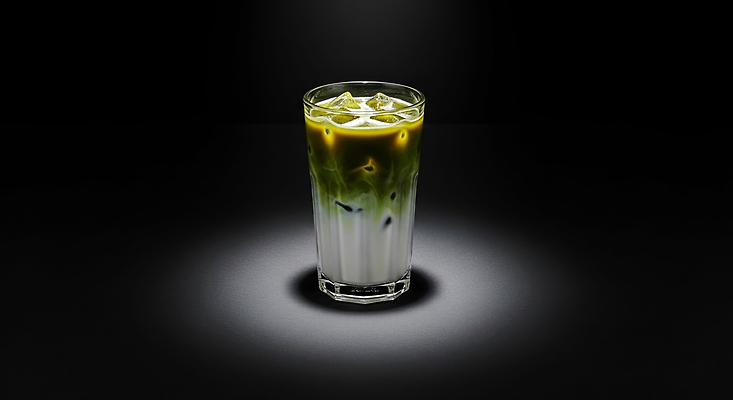 JPG 편집이미지 음료 자연 잔 물 여름 빛 반사 얼음 우유 시원함 녹차 말차 편집실사 AI포토 AI콘텐츠 자연요소 식기 계절 유제품 차_음료 CG 생태계 파일형식