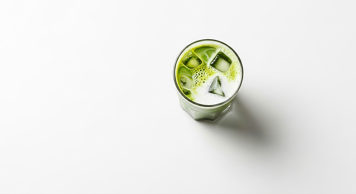 JPG 편집이미지 음료 자연 잔 건강 컵 여름 얼음 차가움 시원함 녹차 상쾌 말차 편집실사 AI포토 AI콘텐츠 자연요소 식기 계절 감정 차_음료 CG 생태계 파일형식