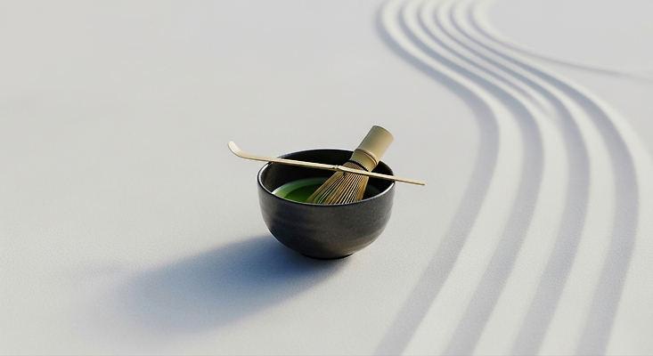 JPG 편집이미지 전통 문화 선 모래 일본 찻잔 다도 대나무 준비 찻잎 말차 차선_다기 편집실사 AI포토 AI콘텐츠 나무 아시아 잔 차_음료 예절 다기 CG 파일형식