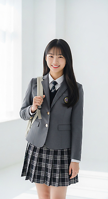 JPG 편집이미지 학생 행복 교복 가방 교실 학교 밝음 미소 정장 소녀 친구 학습 청춘 분위기 긍정적 의료성형뷰티 편집실사 AI인물포토 AI콘텐츠 잡화 옷 여자 교육 감정 어린이 컨셉 관계 표정 CG 파일형식 AI포토