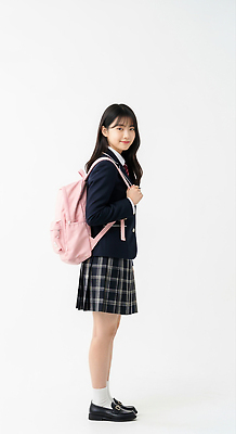 JPG 편집이미지 학생 행복 교복 포즈 백그라운드 학교 미소 소녀 일상 앞모습 스쿨라이프 하교 진행 의료성형뷰티 편집실사 AI인물포토 AI콘텐츠 라이프스타일 옷 여자 교육 감정 어린이 뷰포인트 표정 라이프 CG 등하교 파일형식 AI포토