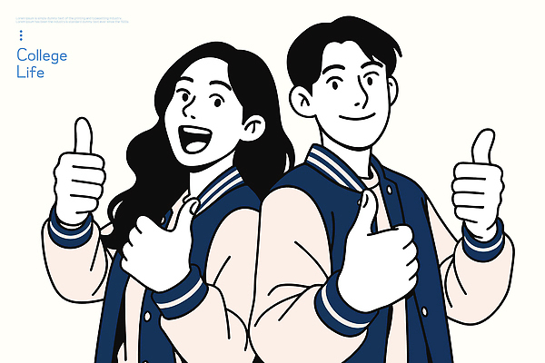 문화 얼굴 일러스트 응원 모션 웃음 생활 친구 청춘 캠퍼스라이프 체험 즐거움 대학교 긍정 동아리 국내일러스트 AI파일 라이프스타일 감정 컨셉 학교 관계 표정 신체부위 파일형식 벡터
