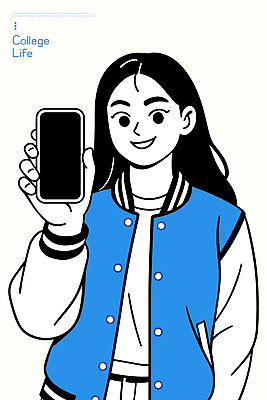포토 라이프스타일 여학생 일러스트 모션 기술 미소 생활 친구 스마트폰 학습 청춘 재킷 즐거움 대학교 온라인 소통 국내일러스트 AI파일 학생 여자 교육 감정 컨셉 학교 관계 표정 핸드폰 스마트기기 외투 파일형식 벡터
