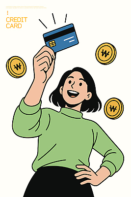 여자 행복 일러스트 표정 금융 경제 쇼핑 유행 동전 기쁨 신용카드 소비 구매 서비스 결제 온라인쇼핑 재정 국내일러스트 AI파일 감정 돈 사람 온라인 파일형식 벡터