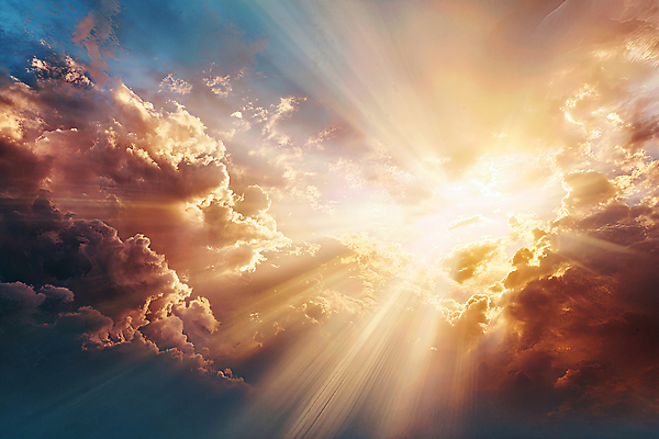 JPG 편집이미지 하늘색 자연 하늘 날씨 풍경 빛 햇빛 일출 일몰 변화 뷰티풀 오후 이미지편집 AI컴퓨터그래픽 AI콘텐츠 컨셉 파란색 태양 노을 생태계 파일형식