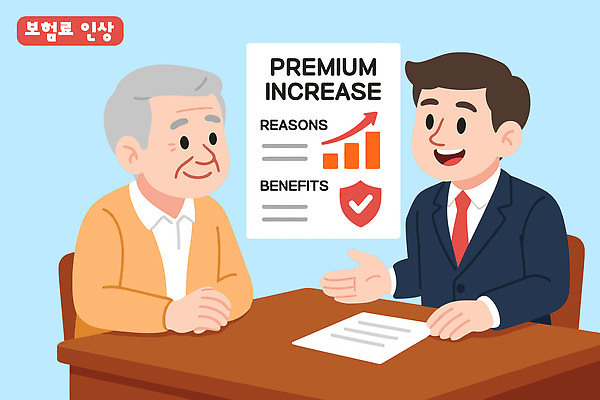 일러스트 회의 그래프 대화 설명 금융 전문직 상담원 연령 고객 계약 서비스 상담 문서 보험 이해 지원 혜택 국내일러스트 AI파일 직업 비즈니스 모션 말하기 경제 사무원 파일형식 벡터