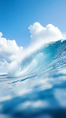 JPG 편집이미지 파도 바다 여행 자연 하늘 풍경 해변 물 여름 평화 원근감 수면 뷰티풀 편집실사 AI포토 AI콘텐츠 자연요소 계절 뷰포인트 컨셉 CG 생태계 파일형식