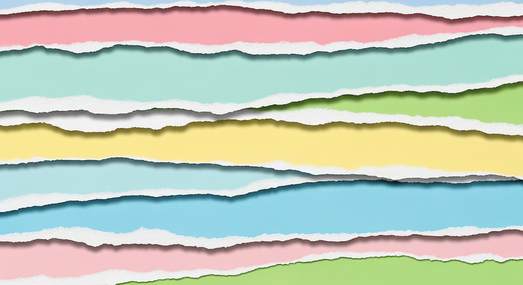 JPG 편집이미지 디자인 종이 예술 컬러 백그라운드 패턴 곡선 아날로그 찢어짐 수공예 창의성 편집실사 AI컴퓨터그래픽 AI콘텐츠 선 무늬 모션 공예 CG 파일형식