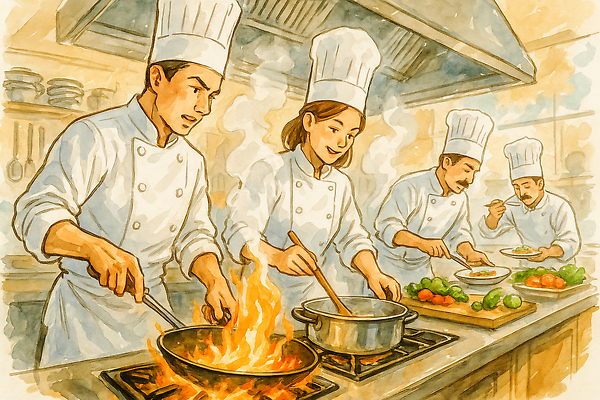 JPG 음식 일러스트 재료 주방용품 불 양파 협력 육류 요리 주방 요리사 당근 맛 찌개 해산물 볶음 청경채 레시피 손질 국내일러스트 AI일러스트 AI콘텐츠 자연요소 직업 생활용품 컨셉 채소 식재료 뿌리채소 파일형식