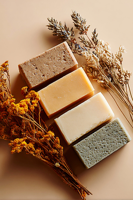 JPG 편집이미지 잡화 컬러 자연 선물 장식 인테리어 허브 오브젝트 향기 아로마 비누 드라이플라워 수제비누 편집실사 AI포토 AI콘텐츠 식물 디자인 꽃 위생용품 CG 생태계 냄새 파일형식